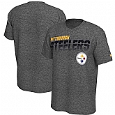 Pittsburgh Steelers Nike Sideline Line of Scrimmage Legend Performance T-Shirt Gray,baseball caps,new era cap wholesale,wholesale hats